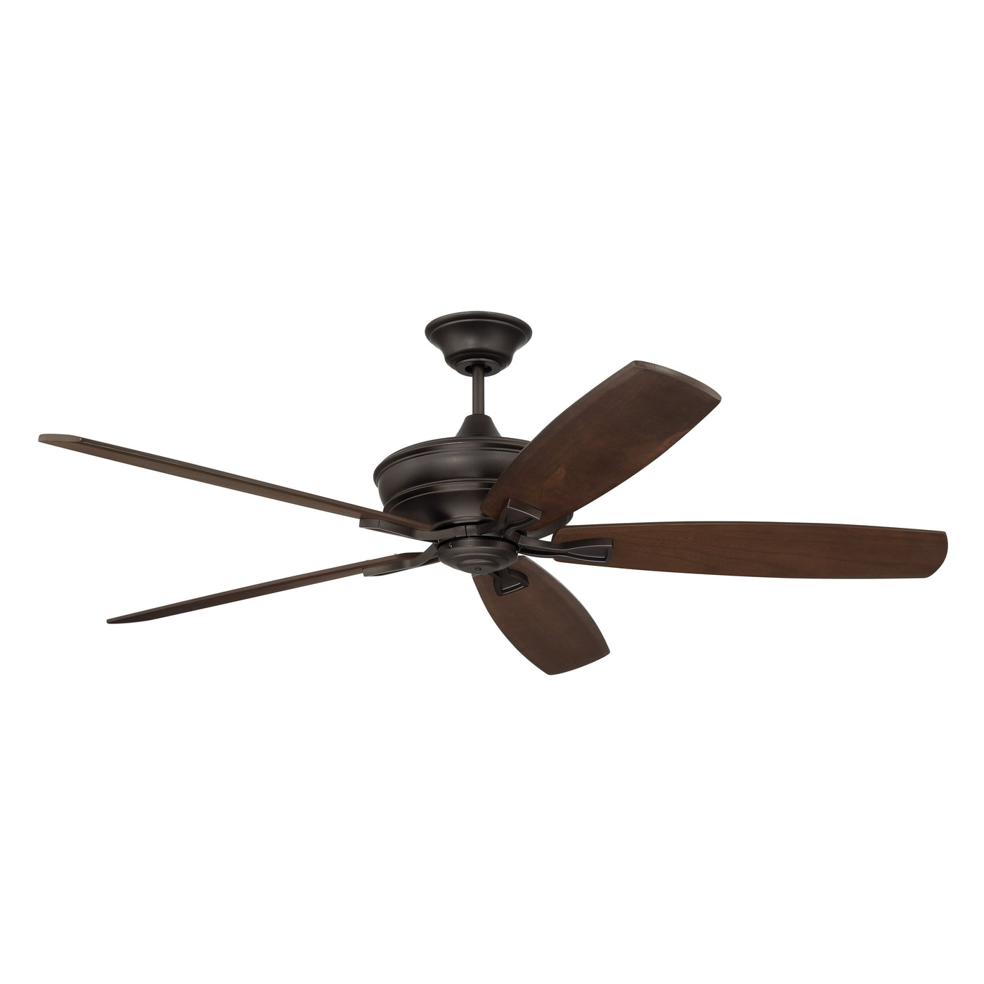 60" Santori Indoor/Outdoor (Damp) in Espresso w/ Walnut Blades Ceiling Fan CRAFTMADE