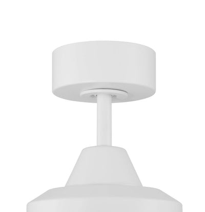 ##Antique Hardware## 60" Champion Indoor/Outdoor (Damp) in Matte White w/ Matte White Blades