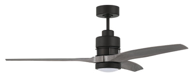 52" Sonnet WiFi in Flat Black  w/ Greywood Blades Ceiling Fan CRAFTMADE