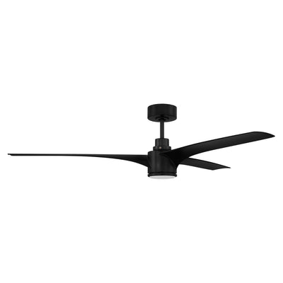 60" Phoebe in Flat Black  w/ Flat Black Blades Ceiling Fan CRAFTMADE