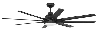 65" Rush in Flat Black w/ Flat Black Blades Ceiling Fan CRAFTMADE