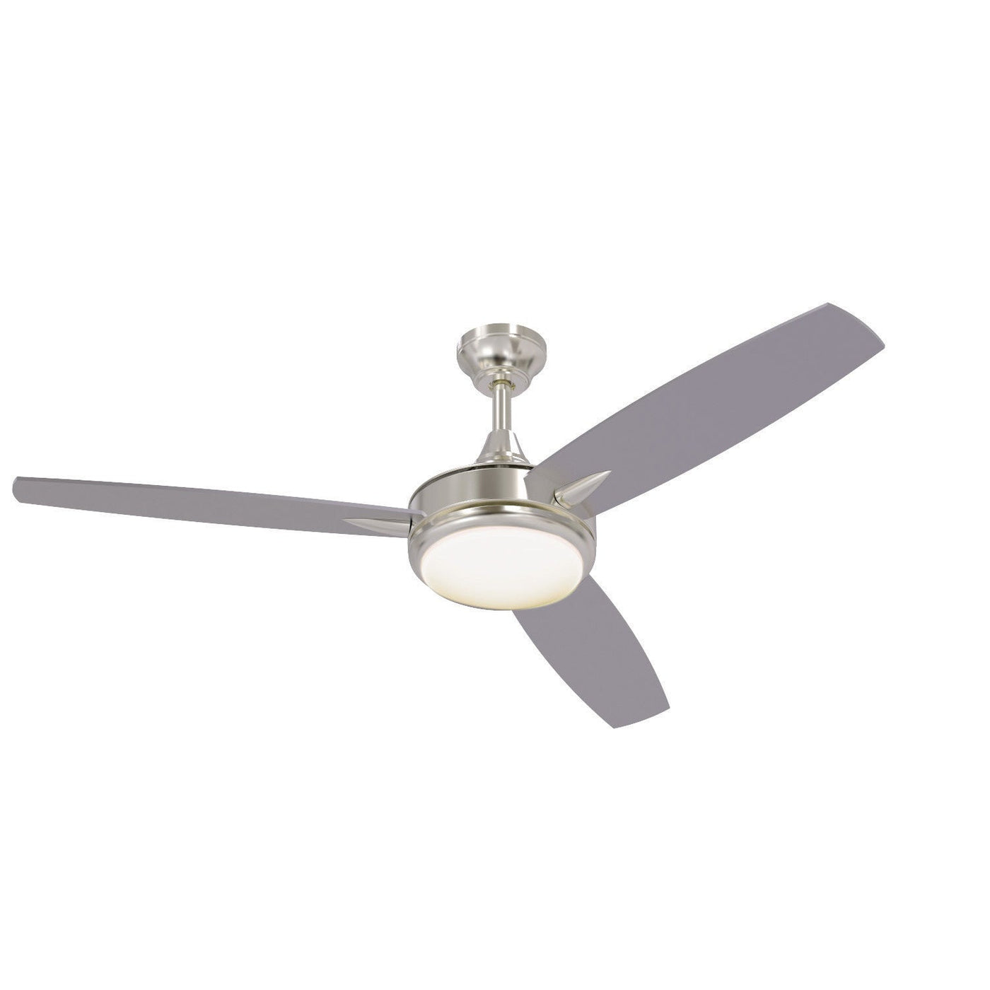 52" Targas in Brushed Polished Nickel w/ Brushed Nickel Blades Ceiling Fan CRAFTMADE