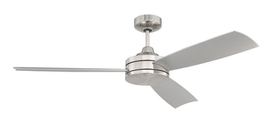 54" Inspo in Brushed Polished Nickel w/ Brushed Nickel Blades Ceiling Fan CRAFTMADE