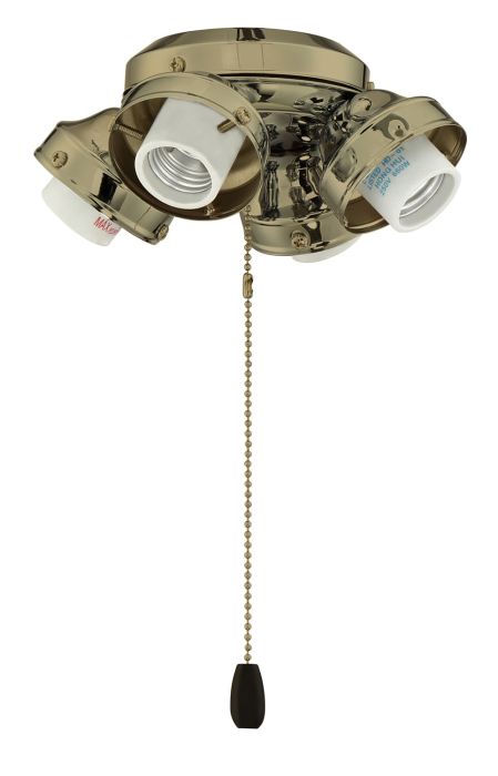 Universal 4 Light Fitter in Satin Brass Accessory Craftmade