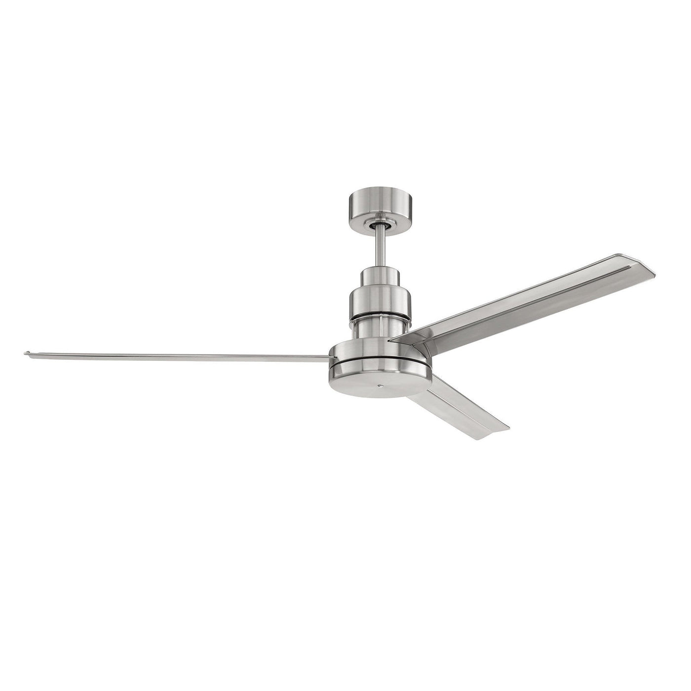 54" Mondo in Brushed Polished Nickel w/ Brushed Polished Nickel Blades Ceiling Fan CRAFTMADE