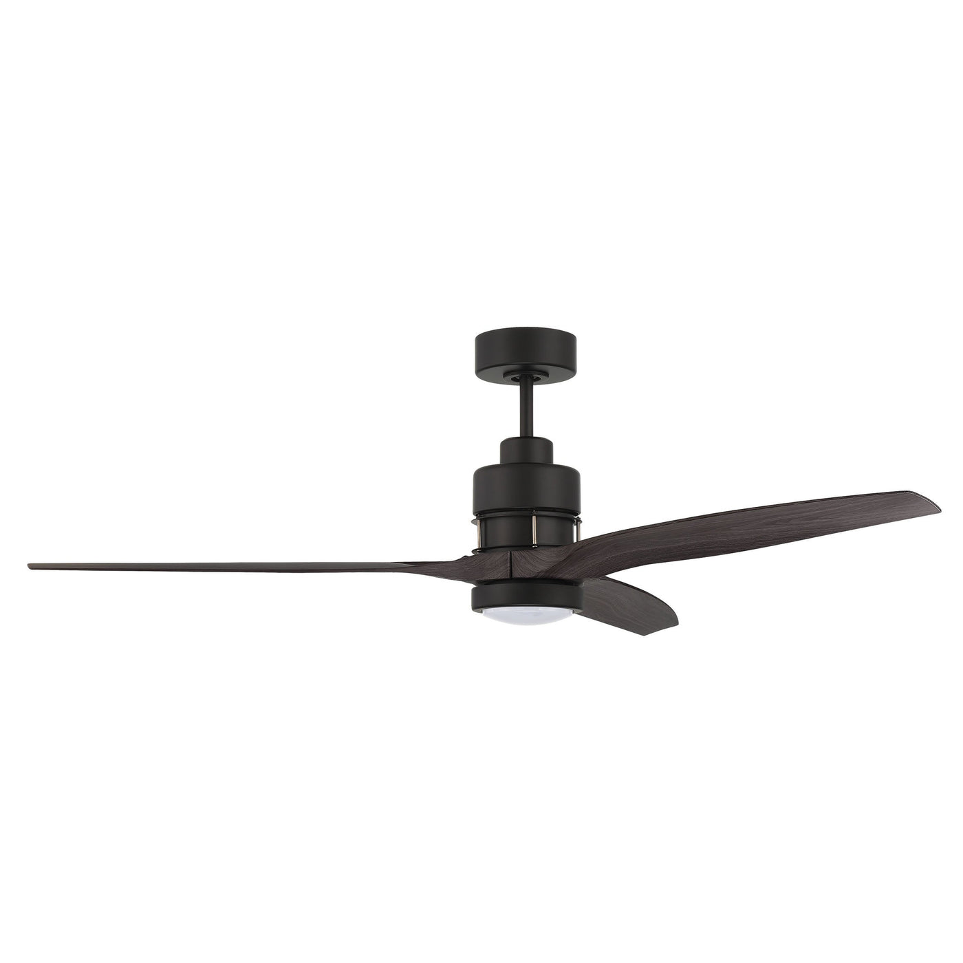 60" Sonnet WiFi in Flat Black  w/ Greywood Blades Ceiling Fan CRAFTMADE