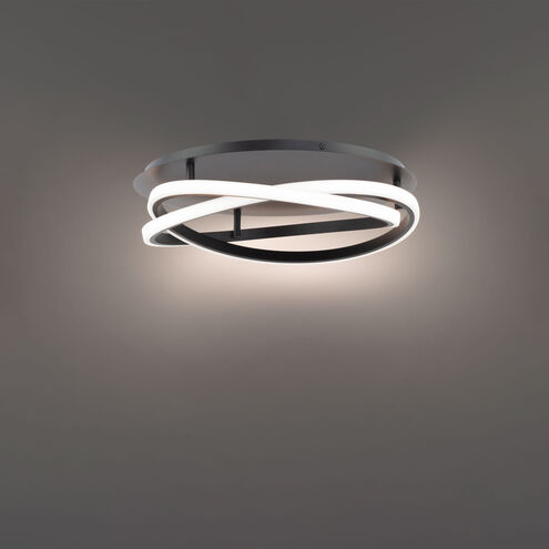 Veloce Flush Mount Ceiling Light 1 Light 18 inch Black Flush Mount Modern Forms