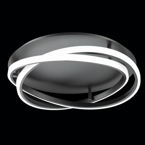 Veloce Flush Mount Ceiling Light 1 Light 18 inch Black Flush Mount Modern Forms