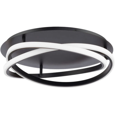 Veloce Flush Mount Ceiling Light 1 Light 18 inch Black Flush Mount Modern Forms