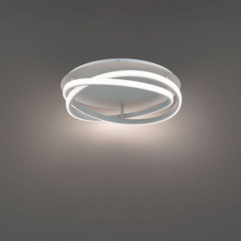 Veloce 1 Light 18 inch Titanium Flush Mount Ceiling Light Flush Mount Modern Forms