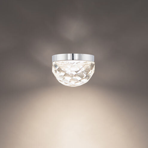 Cascade 1 Light 6 inch Polished Nickel Flush Mount Ceiling Light Flush Mount Modern Forms