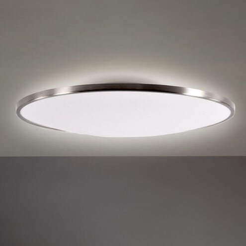 Puck Mount Ceiling Light in 16in LED 17 inch Brushed Nickel Flush Flush Mount Modern Forms