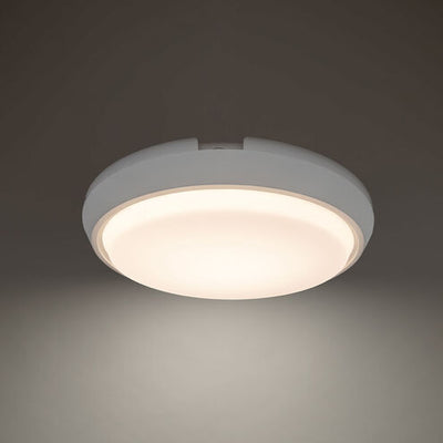 Zenith LED 15 inch Titanium Flush Mount Ceiling Light in 4000K Has EM Backup Battery Flush Mount Modern Forms