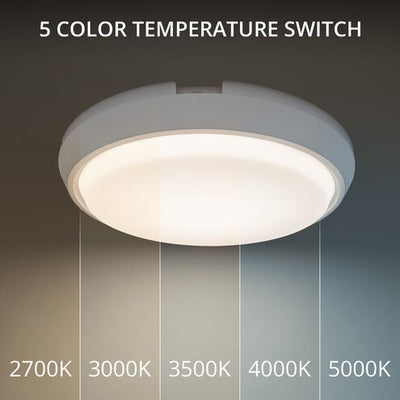 Zenith Flush Mount Ceiling Light in 5000K LED 15 inch Titanium Flush Mount Modern Forms