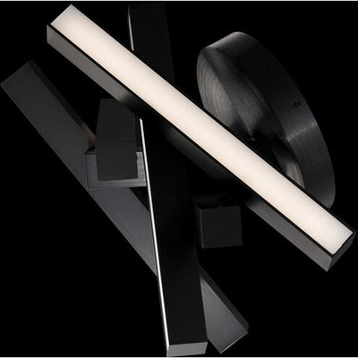 Chaos Semi-Flush Mount Ceiling Light 1 Light 17.3 inch Black Semi Flush Modern Forms