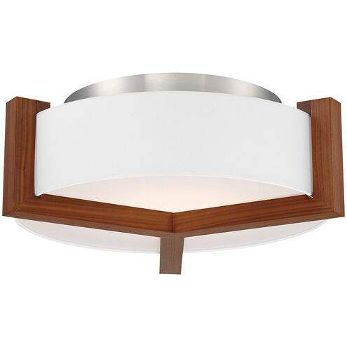 Segment LED 21 inch Dark Walnut Flush Mount Ceiling Light Flush Mount Modern Forms