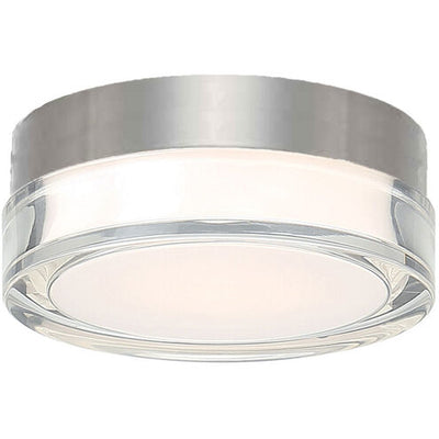 Pi LED Stainless Steel Flush Mount Ceiling Light 3000K 6in Flush Mount Modern Forms