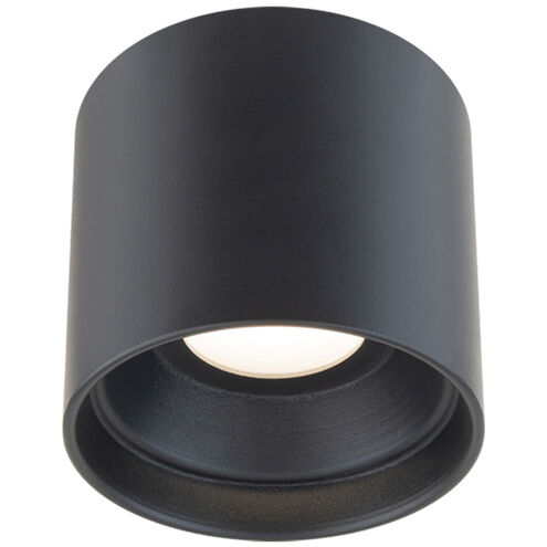 Squat Outdoor Flush Mount 1 Light 5 inch Black Exterior Modern Forms