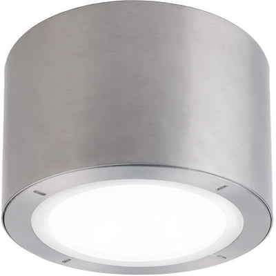 Vessel LED 6 inch Brushed Aluminum Flush Mount Ceiling Light 4000K Flush Mount Modern Forms