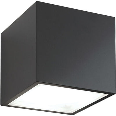 Bloc LED Flush Mount Ceiling Light 2700K 6 inch Black Flush Mount Modern Forms