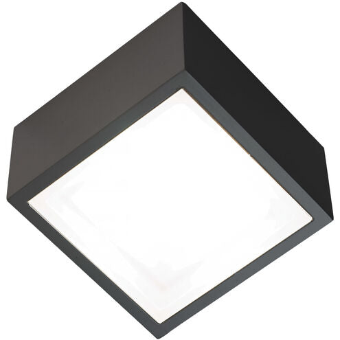 Bloc LED Flush Mount Ceiling Light 2700K 6 inch Black Flush Mount Modern Forms