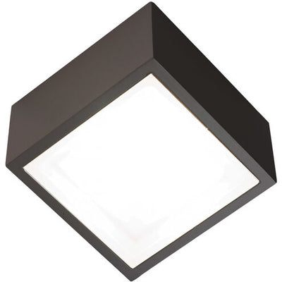 Bloc LED Flush Mount Ceiling Light 6 inch Bronze 4000K Flush Mount Modern Forms