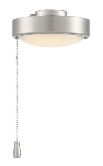 ##Antique Hardware## 1 Light Universal LED Disk Light Kit in Brushed Polished Nickel