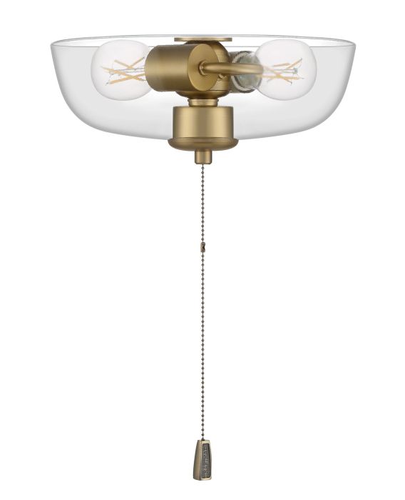 2 Light Bowl Light Kit in Satin Brass Accessory Craftmade