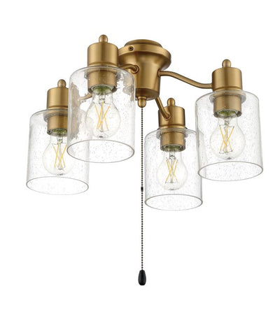 ##Antique Hardware## 4 Light Universal Light Kit in Satin Brass