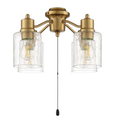 ##Antique Hardware## 4 Light Universal Light Kit in Satin Brass