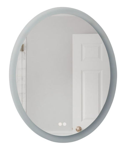 30” x 24” x 1.8” Oval LED Mirror, defogger & dimmer, 3000K/4000K/5000K Mirror Craftmade