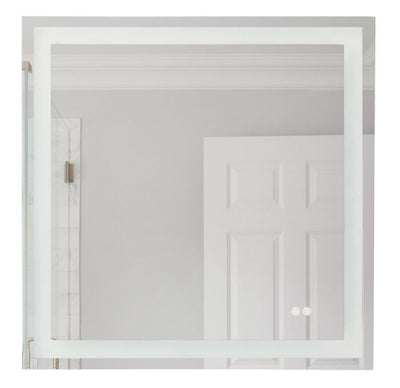 30" x 30" x 1.9" Square LED Mirror, defogger & dimmer, 3000K/4000K/5000K Mirror Craftmade