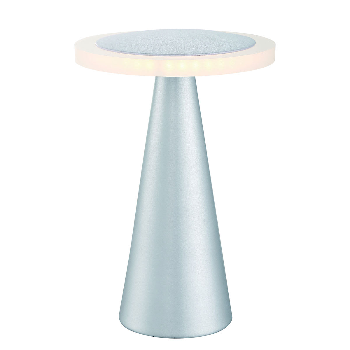 Cute 8.94" Tall LED Vase Table Lamp Titanium 3000K