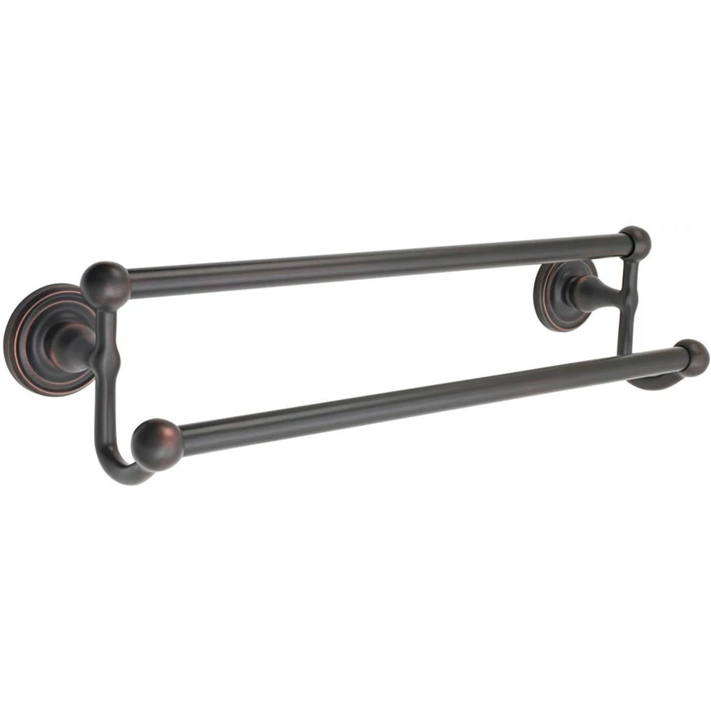 30 Inch Traditional Brass Double Towel Bar (Several Finishes Available)  EMTEK