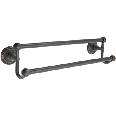 24 Inch Traditional Brass Double Towel Bar (Several Finishes Available)  EMTEK