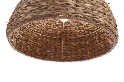 Natural Pendant 1 Light Pendant w/ Woven Sea Grass Dome Pendant Craftmade