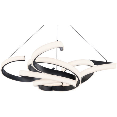 Woven 1 Light 51 inch Black Pendant Ceiling Light Pendant Modern Forms