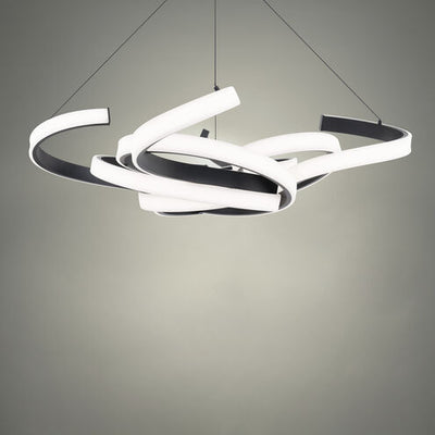 Woven 1 Light 51 inch Black Pendant Ceiling Light Pendant Modern Forms