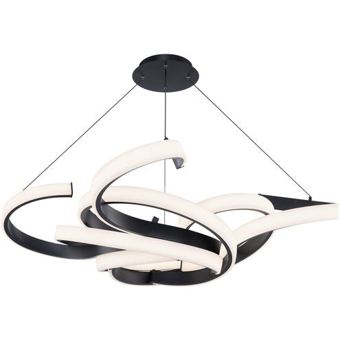 Woven 1 Light 51 inch Black Pendant Ceiling Light Pendant Modern Forms