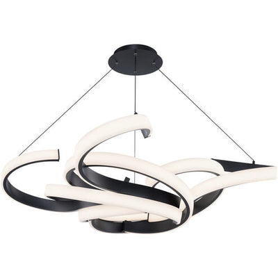 Woven 1 Light 51 inch Black Pendant Ceiling Light Pendant Modern Forms