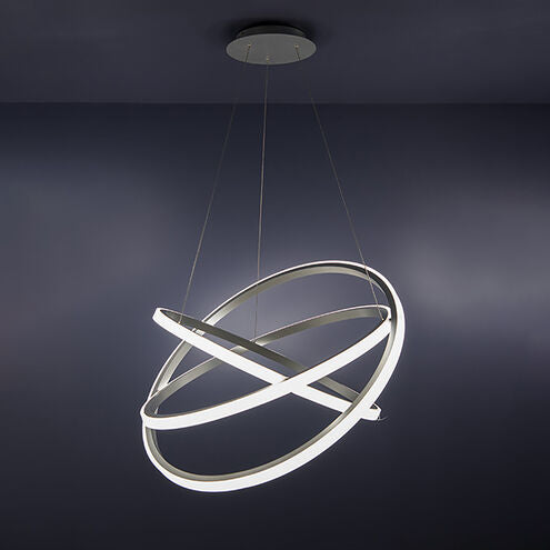 Veloce LED Titanium Chandelier Ceiling Light 26in Chandelier Modern Forms