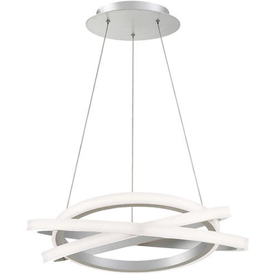 Veloce LED Titanium Chandelier Ceiling Light 26in Chandelier Modern Forms