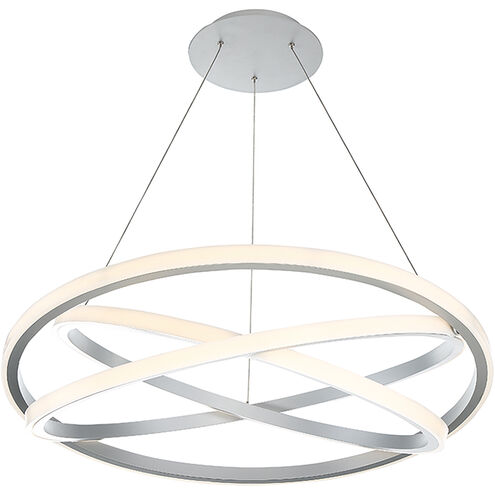 Veloce LED 38 inch Titanium Chandelier Ceiling Light 38in Chandelier Modern Forms