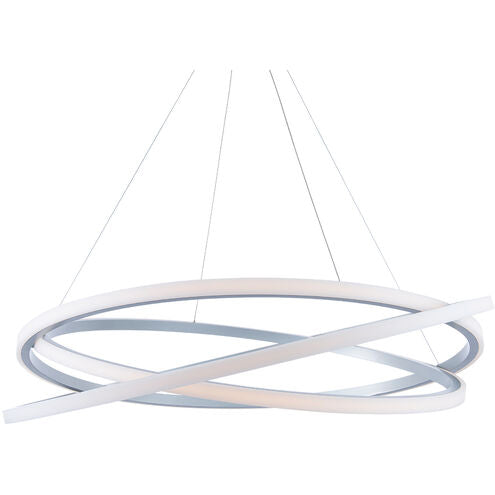 Veloce LED Titanium Chandelier Ceiling Light 48in Chandelier Modern Forms