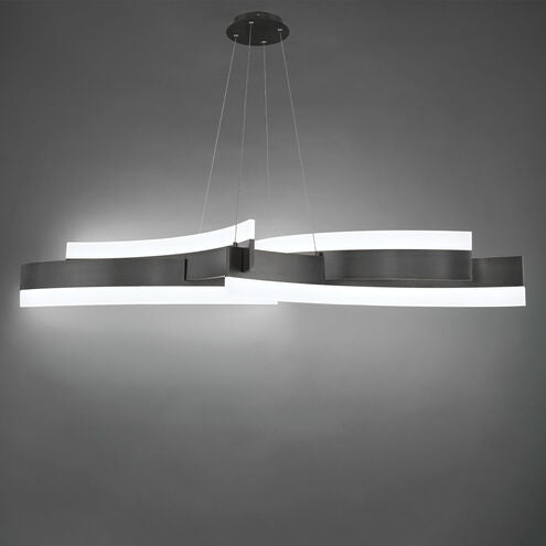 Arcs LED Chandelier Ceiling Light 8 inch Black Chandelier Modern Forms