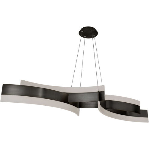 Arcs LED Chandelier Ceiling Light 8 inch Black Chandelier Modern Forms