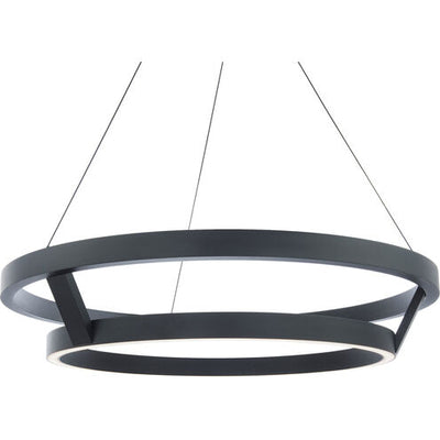 Imperial 1 Light 42 inch Black Chandelier Ceiling Light Chandelier Modern Forms