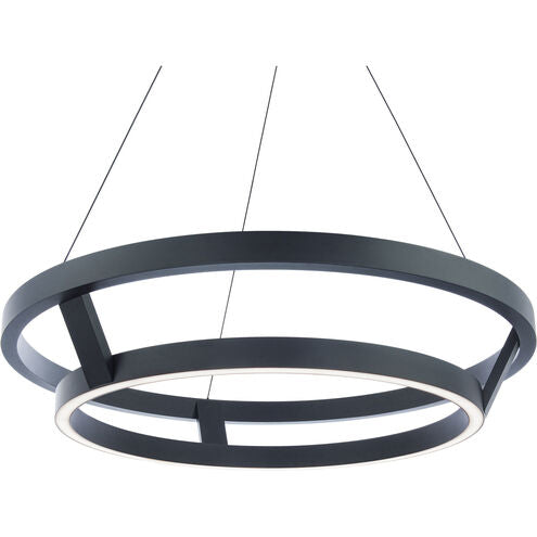 Imperial 1 Light 42 inch Black Chandelier Ceiling Light Chandelier Modern Forms