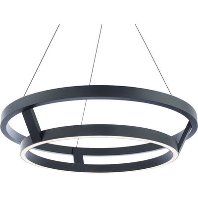Imperial 1 Light 42 inch Black Chandelier Ceiling Light Chandelier Modern Forms