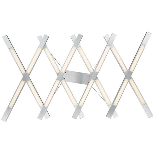 Scissors LED 80 inch Brushed Aluminum Chandelier Ceiling Light Chandelier Modern Forms